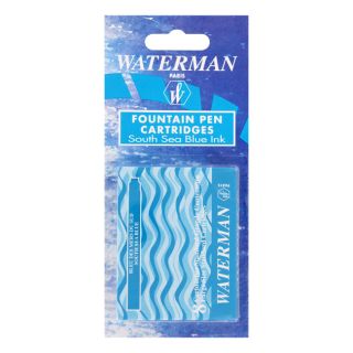 Florida Blue Waterman Fountain Pen Ink Cartridges (Pack of 8) Today $