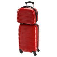 FREELINE Set valise cabine + vanity Rouge   Achat / Vente SET DE