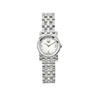 Tissot Womens T Classic Stainless Steel Mother of Pearl Dial Watch