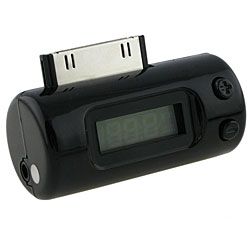 All channel FM Transmitter with iPod/ iPhone Car Charger