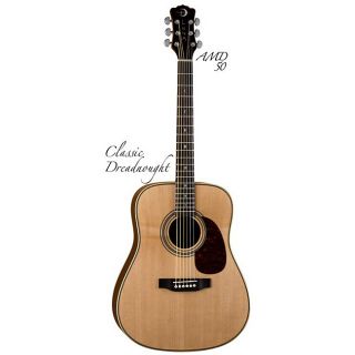 Traditional Luna Americana Classic Glossy Dreadnought Acoustic Guitar