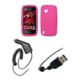 Nokia Nuron 5230   Premium Pink Soft Silicone Gel Skin