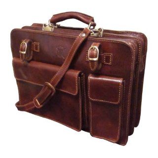 Authentic Vintage Valor Brown Italian Leather Briefcase   2