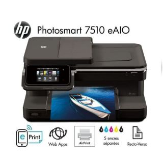 HP Photosmart 7510 (CQ877B)   Achat / Vente IMPRIMANTE HP Photosmart