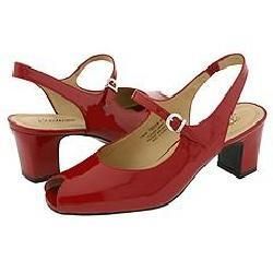Trotters Dinah Red Soft Patent Pearlized