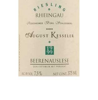 1999 Kesseler Riesling Beerenauslese Rudesheimer Berg