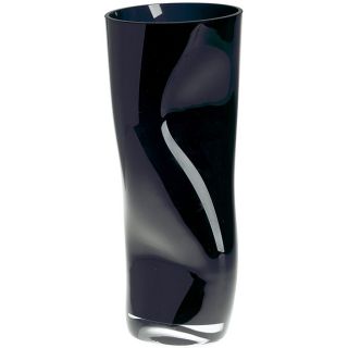 Orrefors Black 17.375 inch Squeeze Vase