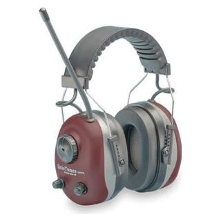 Elvex COM 660 Earmuff, Headband, AM/FM, Red