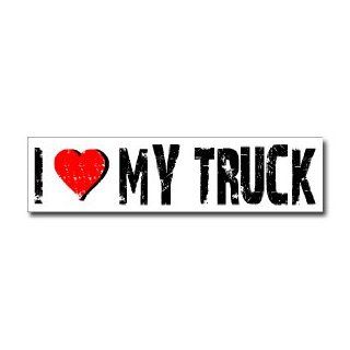 Love My Truck   Window Bumper Sticker :  : Automotive