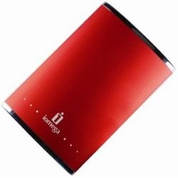 Iomega eGo 160GB USB 2.0 / Firewire External Hard Drive ¿ Cherry Red