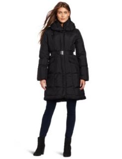 Cole Haan Womens Classic Down Belted Coat Clothing