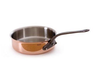 Mauviel 1.9 qt. Copper Saute Pan w/Cast Iron Handle