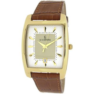 Le Chateau Mens 7074M Classica Collection Textured Dial Watch