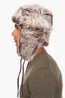 Paul Smith  Fur Sherpa Hat for men