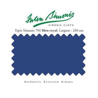 Tapis Simonis 760 Bleu Royal L206cm   Achat / Vente PIECES DETACHEES