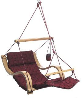 Outback Chair OBBW 241 Basket Weave Lounger, Burgundy