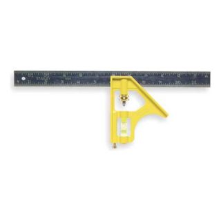 Stanley 46 123 Combination Square, 12 In, Die Cast