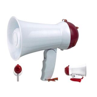 Megaphone with Record/ Playback Functions and Siren