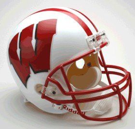Wisconsin Badgers Riddell Deluxe Replica Helmet Sports