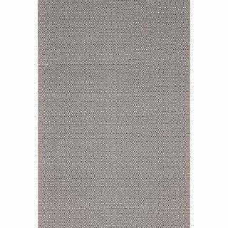 Handmade Flatweave Diamond Grey Cotton Rug (5 x 8)