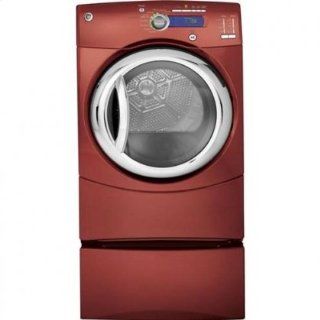 GE GFDN245GLMV Vermilion Red Gas Dryer Appliances