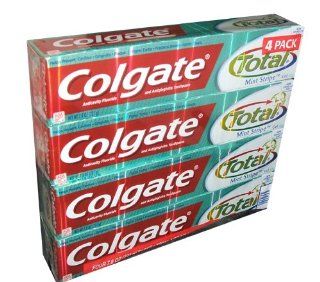 Colgate Total Mint Stripe Gel Toothpaste 7.8 Ounce Tube