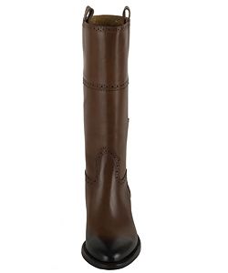 Gucci Brown Leather Knee High Boots