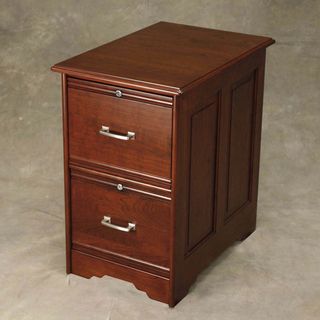 Cherry Two Drawer File Cabinet