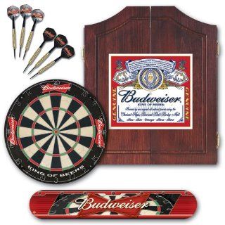 Budweiser® 99192 Label Dartboard and Cabinet Kit Sports