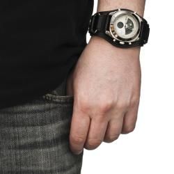 Unlisted Mens Analog and Digital Cuff Watch