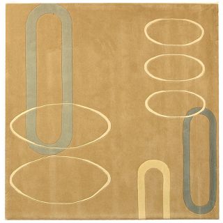 Beige Oval, Square, & Round Area Rugs from Buy Shaped