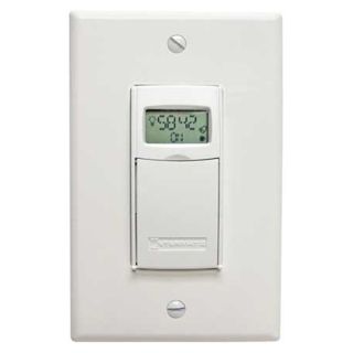 Intermatic EI400WC Timer, Elect., Wall Switch, 120 277V, 20A, WH