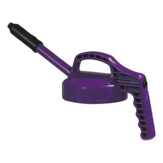 Oil Safe 100307 Stretch Spout Lid, w/0.5 In Outlet, Purple