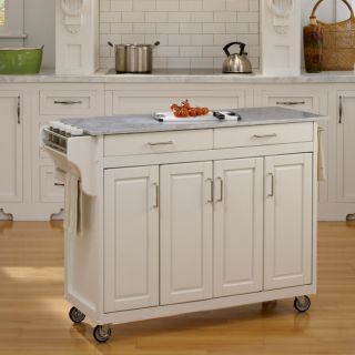 Home Styles Create a Cart White Finish with Marble Top Today $549.99