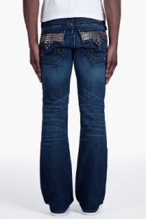 True Religion Billy Open Range Stud Jeans for men