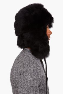 Paul Smith  Black Sherpa Hat for men