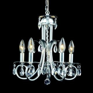 Pearl Silver 5 light Crystal Chandelier Today $179.98