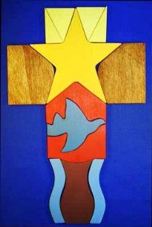 Holzkreuz zu Mit dem Friedenskreuz durch das Kirchenjahr Dreizehn