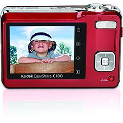 Kodak C180 10MP Red Digital Camera (Refurbished)