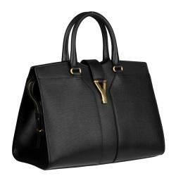 Medium Cabas ChYc Textured Leather Tote