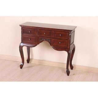 Queen Ann Style Hand carved 5 drawer Wood Hall Table Today: $225.99 4