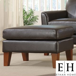 ETHAN HOME Uptown Dark Brown Faux Leather Ottoman Today $89.39 4.2