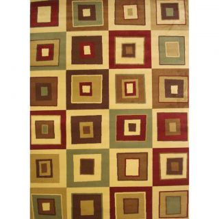Squared Beige Area Rug (52 x 76) Today: $125.99 Sale: $113.39 Save