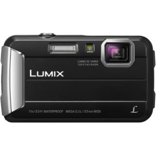 Lumix DMC TS25 16.1MP Black Digital Camera Today $173.99