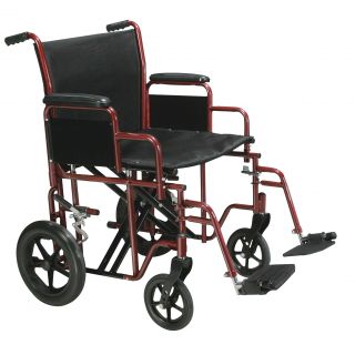 Drive Medical Bariatric Heavy duty Transport Wheelchair with Swing
