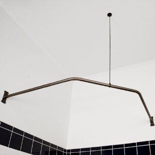 Neo Angle Shower Rod Kit with Ceiling Support   48 x 48