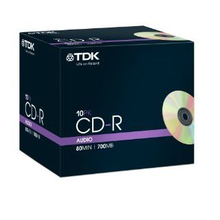 TDK T18776 Audio CD R Rohling 700MB Computer & Zubehör