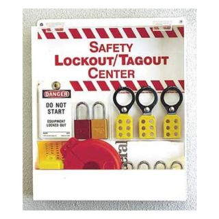 Prinzing LC234E Safety Lockout/Tagout Center, 6 Locks