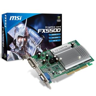MSI FX5200 D256 AGP8X   Achat / Vente CARTE GRAPHIQUE MSI FX5500 D256