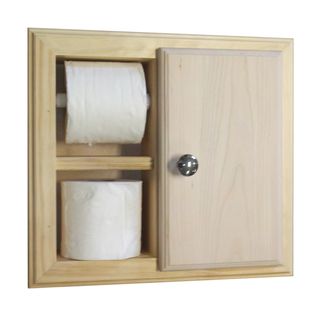 In the Wall Toilet Paper Holder with Storage